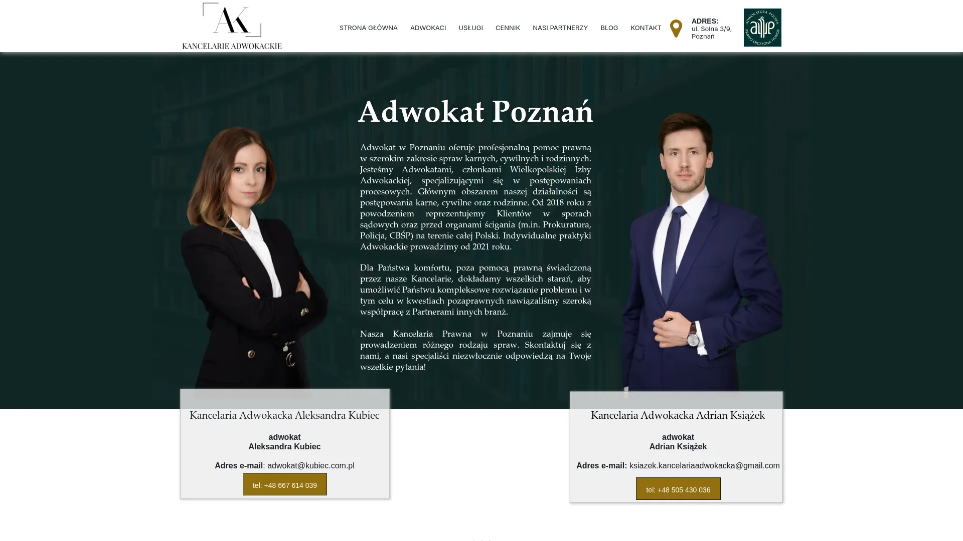 Kancelaria Adwokacka Aleksandra Kubiec