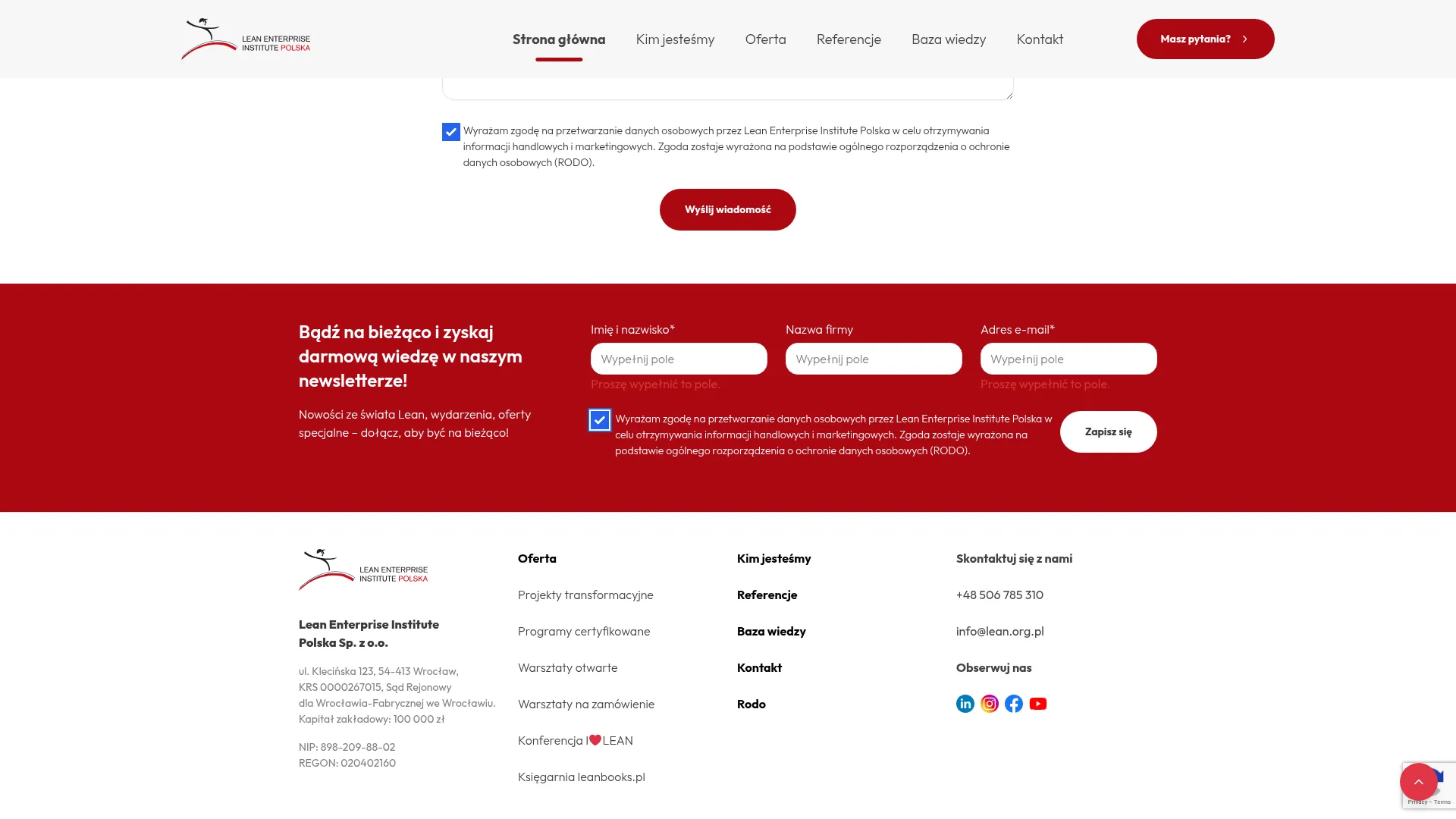 Lean Enterprise Institute Polska sp. z o.o.